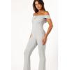 Petal & Pup womens Sharnie Off Shoulder Jumpsuit(Silver)