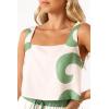 Petal & Pup womens Timothy Pant Set(Beige Green)
