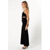 Petal & Pup womens Tina One Shoulder Jumpsuit(Black)
