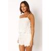 Petal & Pup womens Violet Short Set(White)