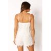 Petal & Pup womens Violet Short Set(White)