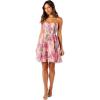 Petal & Pup Women’s Achanti Mini Dress(Pink Floral)