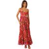 Petal & Pup Women’s Achanti Pleated Maxi Dress(Pink Azalea)