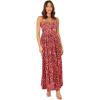 Petal & Pup Women’s Achanti Pleated Maxi Dress(Pink Multi)