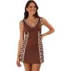 Petal & Pup Women’s Alexa Mini Dress(Chocolate)