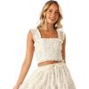 Petal & Pup Women’s Amberlyn Sleeveless Top(Blue Floral)