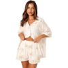 Petal & Pup Women’s Amira Short Sleeve Shirt(Palm Print)