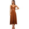 Petal & Pup Womens Ariel Dress(Rust)