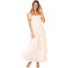 Petal & Pup Womens Belle Maxi Dress(Off-white)