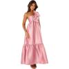 Petal & Pup Women’s Betina Bow Front Maxi Dress(Dusty Rose)