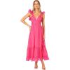 Petal & Pup Womens Bonito Midi Dress(Berry)