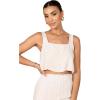 Petal & Pup Women’s Eleanor Cropped Top(Beige)