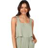 Petal & Pup Women’s Eleanor Cropped Top(Green)