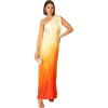 Petal & Pup Women’s Glow One Shoulder Midi Dress(Sunset)
