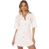 Petal & Pup Womens Hailey Denim Mini Dress(White Denim)