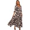 Petal & Pup Womens Kelda Dress(Black Augusta Print)