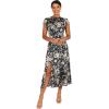 Petal & Pup Womens Lisbeth Midi Dress(Green Floral)