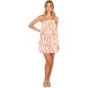 Petal & Pup Women’s Loella One Shoulder Mini Dress(Pink Floral)