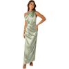 Petal & Pup Women’s Nadia One Shoulder Maxi Dress(Sage)