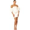 Petal & Pup Womens Nisha Strapless Mini Dress(White)
