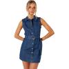 Petal & Pup Women’s Parker Mini Dress(Denim)