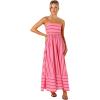 Petal & Pup Womens Pixie Maxi Dress(Pink Red)