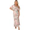 Petal & Pup Womens Ricki Maxi Dress(Pink Floral)