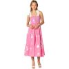 Petal & Pup Women’s Sarelle Midi Dress(Hot Pink)