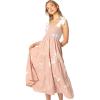 Petal & Pup Women’s Sarelle Midi Dress(Tan Blush)