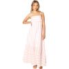 Petal & Pup Womens Seville Maxi Dress(Pink Stripe)