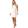 Petal & Pup Women’s Tai Bow Back Mini Dress(White Floral)