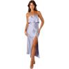 Petal & Pup Women’s Vienna Strapless Midi Dress(Blue)