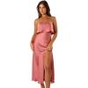 Petal & Pup Women’s Vienna Strapless Midi Dress(Dusty Rose)