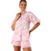 Petal & Pup womens Harvey Short Set(Pink)