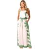 Petal & Pup womens Timothy Pant Set(Beige Green)
