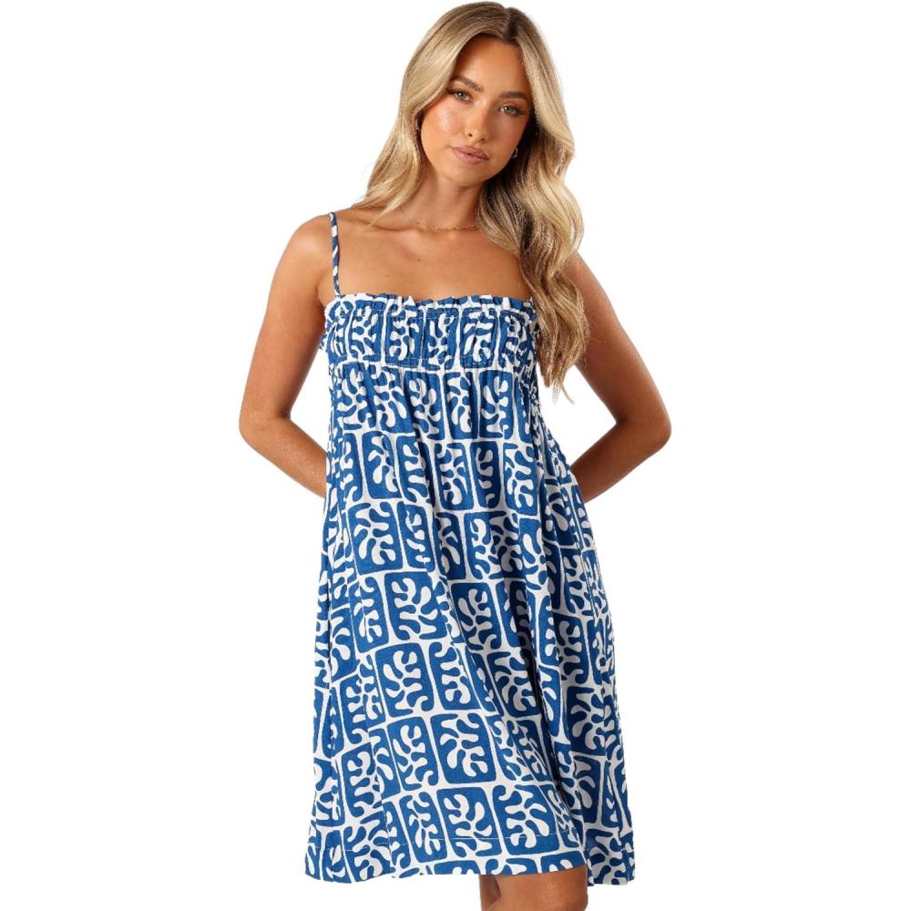 imagePetal ampamp Pup Womens Neroda Mini DressBlue Print