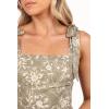 Petal & Pup Womens Laurel Dress(Olive Floral)