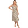 Petal & Pup Womens Laurel Dress(Olive Floral)